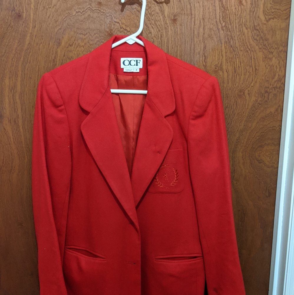 ladies wool blazer